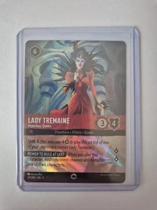 Lorcana LADY TRAMAINE Enchanted -211/204 -  Rise of the Floodborn Perfect - Foto 1 di 8
