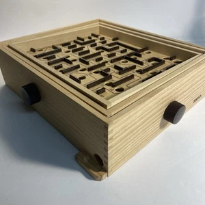 Brio Wooden Labyrinth Game No. 34000 - Used With Box - Picture 1 of 9