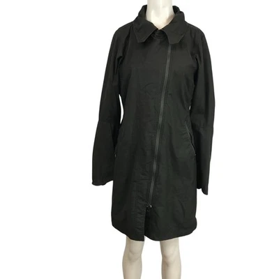 NAU - ABRIGO MUJER MEDIANO - NEGRO CREMALLERA COMPLETA ALGODÓN ORGÁNICO Foto 1 de 4