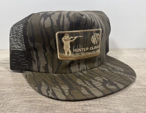 Vintage Mossy Oak Original Bottomland Camo NRA Hunter Clinic Trucker Hat 80s NOS - Picture 1 of 13