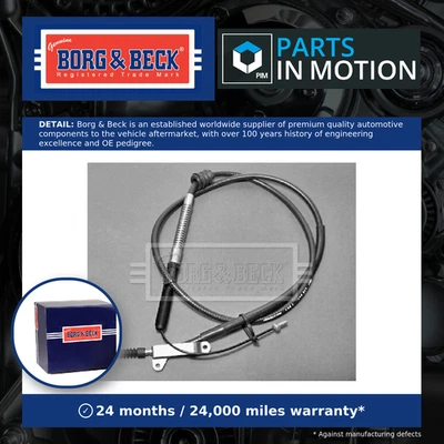 Handbrake Cable fits VOLVO 960 MK2 2.5 Front 94 to 96 B6254S Hand Brake Parking - Image 1 of 4