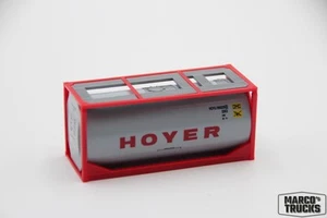 Herpa 20ft Tankcontainer grau/rot „Hoyer“ aus 076500-006 1:87 /HN2416-1 - Bild 1 von 1