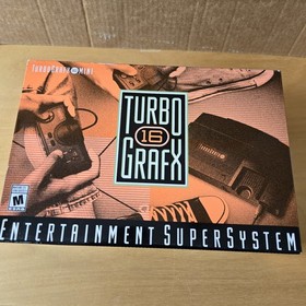 Turbo Grafx 16 Mini Console Entertainment Super System, NIB. Free Shipping