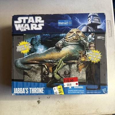 Hasbro Star Wars Jabba's Throne 2010 juego Walmart sin caja abierta Foto 1 de 4