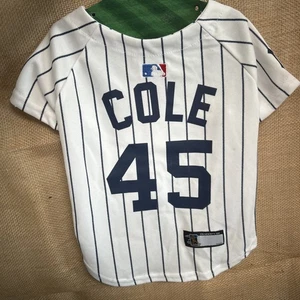 MLB Major League Baseball offiziell lizenzierte Haustierbekleidung New York Cole #45 Medium - Bild 1 von 5