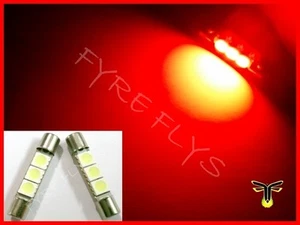 LUCES ESPEJO RETROVISOR DE TOCADOR ROJO 3 LED 6614 FUSIBLE #Y3 - Imagen 1 de 3