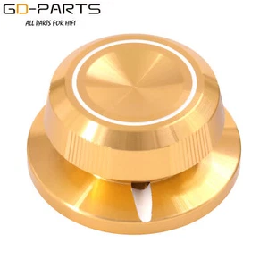 48x23mm Solid Aluminum Knob For Hifi Audio AMP Pot Attenuator Selector 6mm Hole - Picture 1 of 7