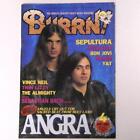 Burrn! Apr 1996 Angra Sepultura Metallica Bon Jovi Music Magazine Sinko Used