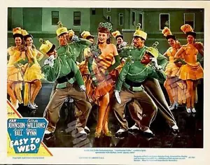 LUCILLE BALL in EASY TO WED 1946 11 X 14 RHYTHM DANCE POSTER LOBBY SCENE CARD - Picture 1 of 1