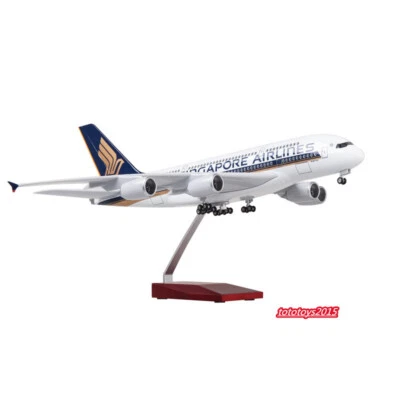 1/160 Aircraft A380 Singapore Airlines Passenger Plane Airplane Display Model To - Image 1 of 4