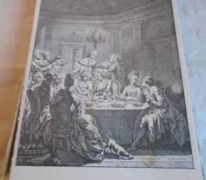 Juego de 4 Servilletas Blancas Antiguo Francés Lino Algodón Servilletas Años 1800 Caja Original - Imagen 1 de 9