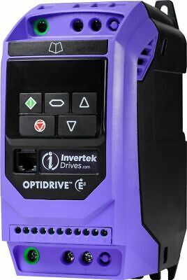 Invertek Optidrive Inverter E3 Ip20 Ode-3 Single Phase In 3 Phase Out 1ph 3ph • 132.99£