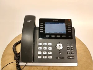 Yealink T46G SIP-T46G Gigabit VoIP IP Office Business Phone w/AC Adapter & Stand - Photo 1/6