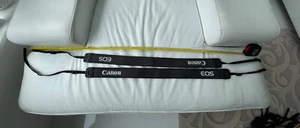 Canon grey Camera Strap EOS FILM OR DIGITAL Shoulder Strap Genuine DSLR - Picture 1 of 12