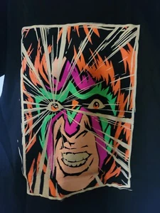 Ultimate Warrior Black Shirt Pro Wrestling Crate Tees S Small WCW WWF WWE - Picture 1 of 3