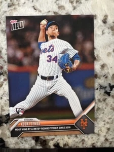 2023 TOPPS NOW MLB ROOKIE CARD NEW YORK METS KODAI SENGA #702 MOST WINS AS RC - Picture 1 of 1