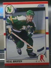 Neal Broten (North Stars/1980 U.S. Olympic Hockey Team) 1990-1991 Score #144
