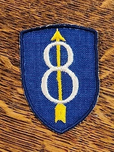 Original WWII 8th Infantry Division RARE TWILL VARIATION / Killer Patch!! - Picture 1 of 2