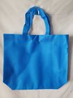 Ladies Girls Material Shopping Bag Blue New