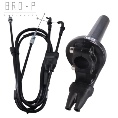 Empuñadura de acelerador de giro + cable de acelerador para Yamaha WR250F 2001-2013 EE. UU. Foto 1 de 4