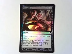 Foil Tomb Hex Worldwake - Magic the Gathering Mtg - Black - Picture 1 of 1