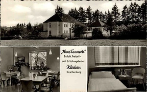 KLECKEN b. Harburg Mehrbild-AK Haus Tanneck 60er Jahre Freizeit- Erholungsheim - Picture 1 of 2