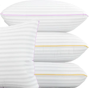 Pillows Queen Size Set of 4,Breathable Hotel Collection Bed Pillows for Sleeping - Picture 1 of 6