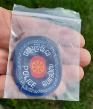 SRI LANKA Police Mützen- Abzeichen Kunststoff Patch Polizei Policia Ceylon Badge