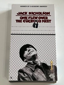 One Flew Over the Cuckoo's Nest VHS Best Picture 1975 Academy Award Winning Film - Picture 1 of 8