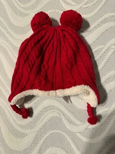 GYMBOREE Girls Red Winter Hat Size Large Beanie - Picture 1 of 7