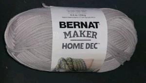 1 Skein Bernat Maker Home Dec Yarn Lot-Size 5-Color: Clay-8.8 Ozs.-317 Yards-NEW - Picture 1 of 7