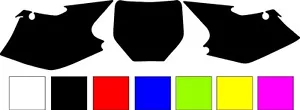 2004-2005 Kawasaki KX 250f Number Plates Side Panels Graphics Decal - Picture 1 of 1