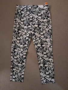 OLD NAVY Women's PIXIE SECRET SLIM POCKETS Ankle Pants Sz. 10, Blue White NWT - Picture 1 of 12