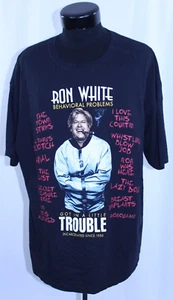 T-shirt maglietta vintage Ron White Behavior Problems Tour 2XL spettacolo comico commedia problema - Foto 1 di 23