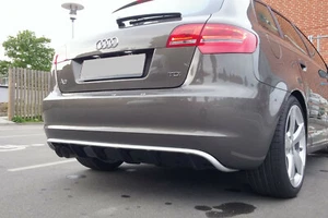 AUDI A3 8P HECK DIFFUSOR RS LOOK 2008-2013 3-TUR - Bild 1 von 9