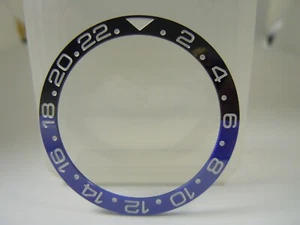 Black Batman Ceramic Bezel Insert fit Rolex GMT Master II Steel 116710,116719 - Picture 1 of 1
