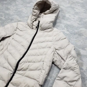 32 Degree Heat Puffer Jacket Womens XS Gray Full Zip Hooded Coat - Picture 1 of 13