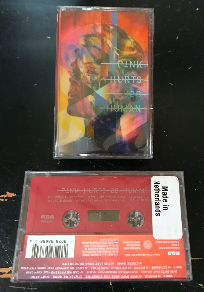 P!NK ‎Hurts 2B Human Cassette TAPE New SEALED /1000 pink cassette - Image 1 of 1
