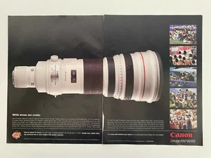 Canon White Lens EF 600mm 2006 Print Ad - Picture 1 of 1