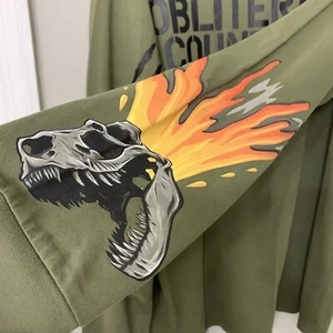 Jurassic World Universal Studios Mens XL Island Obliteration Countdown L/S NWT - Bild 1 von 14