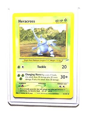 HERACROSS - 41/105 - Neo Destiny - Uncommon - Pokemon Card - NM