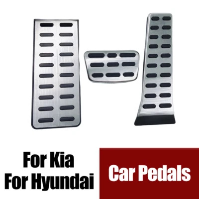 Cubierta de pedal de reposapiés de freno de gasolina para coche sin silpa para KIA K5 para Hyundai Sonata ix35 Foto 1 de 4