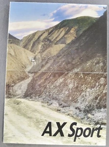 1987 Citroen AX Sport Sedan Brochure Folder Excellent Original 87 French Text - Picture 1 of 5
