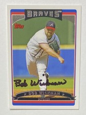 Bob Wickman Signed Topps #UH22 2006 Card Atlanta Braves Auto MLB RAD