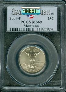 2007 P MONTANA QUARTER PCGS MS69 SF PQ MAC FINEST GRADE MAC SPOTLESS . - Picture 1 of 4