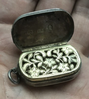 George III Silver Vinaigrette John Shaw Birmingham 1810 ALZX - Image 1 of 4