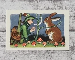 Gestern abend Hase Butzemann Kinderlieder Kölln Bilderdienst 1960er Sammelbild - Picture 1 of 2