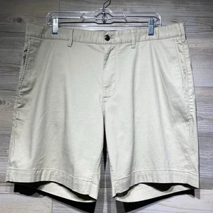 Faherty Island Life Shorts Mens 36 8” Inseam Beige Soft Stretch Casual Chino - Picture 1 of 7