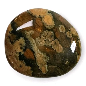 Jasper Rainforest Polished Smooth Stone Brazil 20.1 grams - Picture 1 of 2