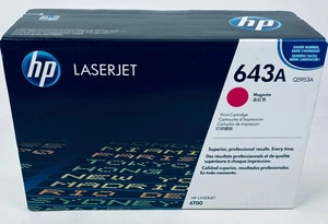 Cartuccia toner magenta originale HP 643A Q5951A per LaserJet 4700 - Foto 1 di 1